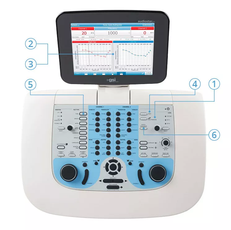 Audiometer key features